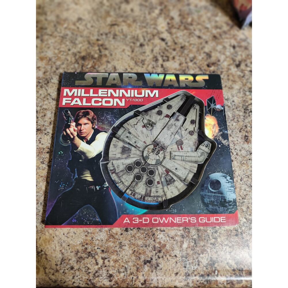 Star Wars Book Builders Millennium Falcon YT-1300 3D Owner Guide Hardcover Book